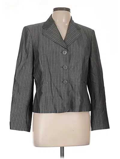 Pre-owned Talbots Blazer Jacket In Gray
