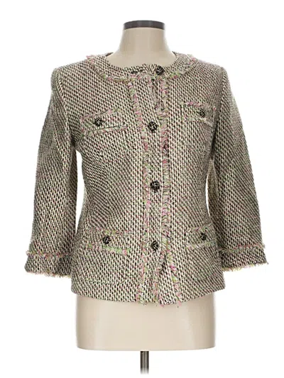 Pre-owned Talbots Blazer Jacket In Gray