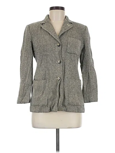 Pre-owned Talbots Blazer Jacket In Gray