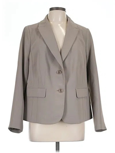 Pre-owned Talbots Blazer Jacket In Gray