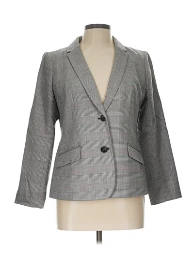Pre-owned Talbots Blazer Jacket In Gray