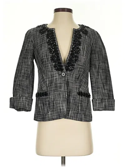 Pre-owned Talbots Blazer Jacket In Gray
