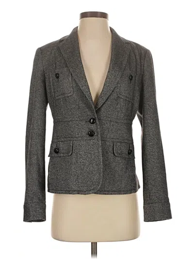 Pre-owned Talbots Blazer Jacket In Gray