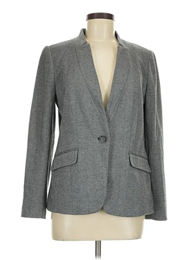 Pre-owned Talbots Blazer Jacket In Gray