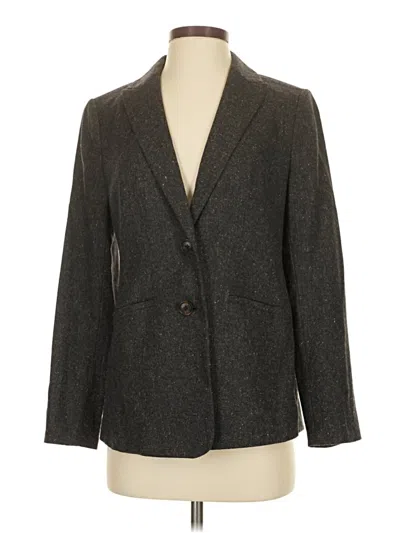 Pre-owned Talbots Blazer Jacket In Gray