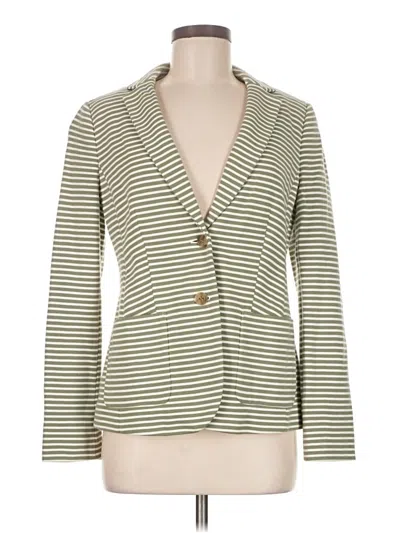 Pre-owned Talbots Blazer Jacket In Green