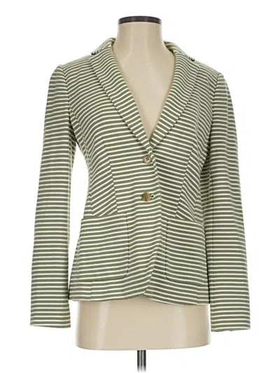 Pre-owned Talbots Blazer Jacket In Green