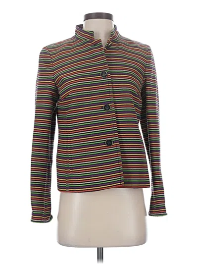 Pre-owned Talbots Blazer Jacket In Green