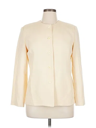 Pre-owned Talbots Blazer Jacket In Ivory