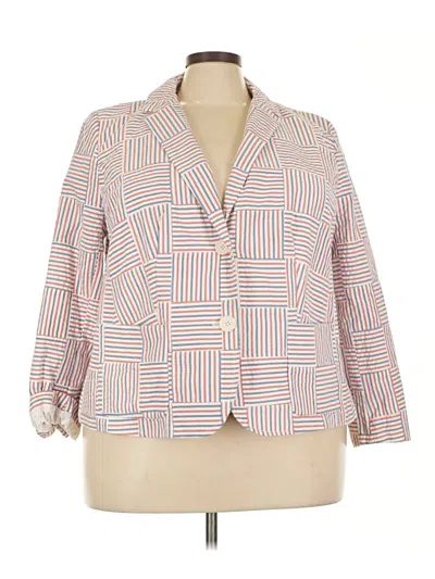 Pre-owned Talbots Blazer Jacket In Ivory