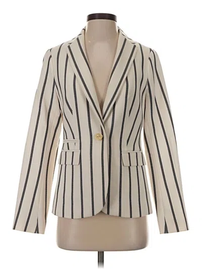 Pre-owned Talbots Blazer Jacket In Ivory