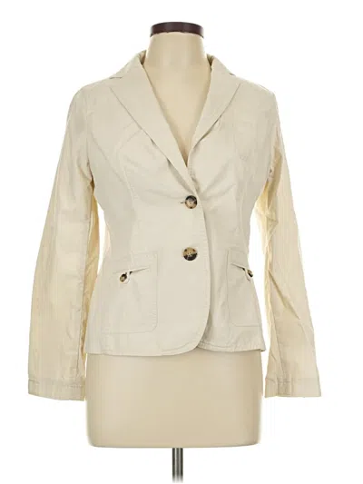 Pre-owned Talbots Blazer Jacket In Ivory