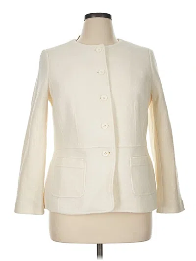 Talbots Blazer Jacket In Ivory