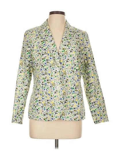 Pre-owned Talbots Blazer Jacket In Ivory