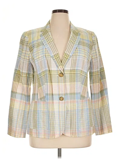 Pre-owned Talbots Blazer Jacket In Ivory
