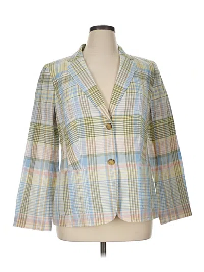 Talbots Blazer Jacket In Ivory