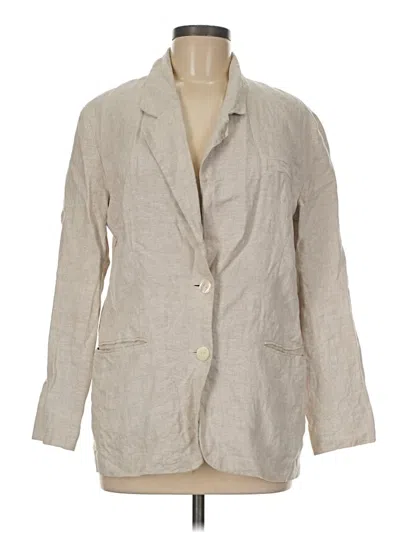 Pre-owned Talbots Blazer Jacket In Ivory
