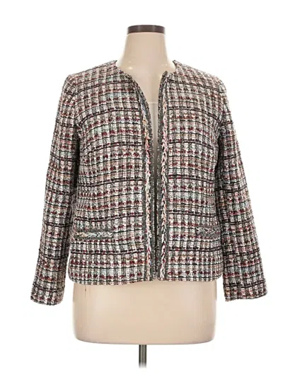 Pre-owned Talbots Blazer Jacket In Ivory