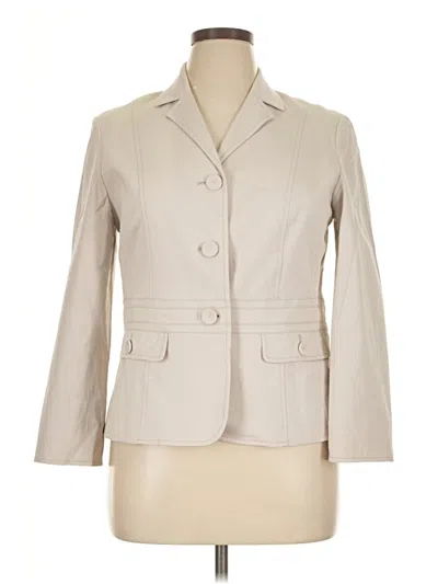 Pre-owned Talbots Blazer Jacket In Ivory