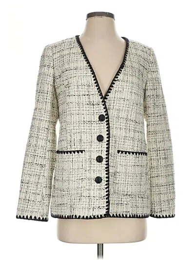 Talbots Blazer Jacket In Ivory
