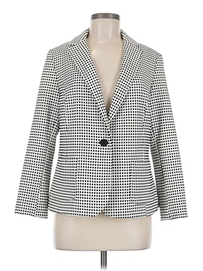 Pre-owned Talbots Blazer Jacket In Ivory