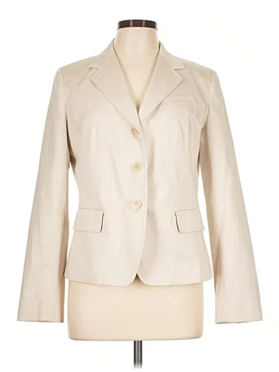 Pre-owned Talbots Blazer Jacket In Ivory