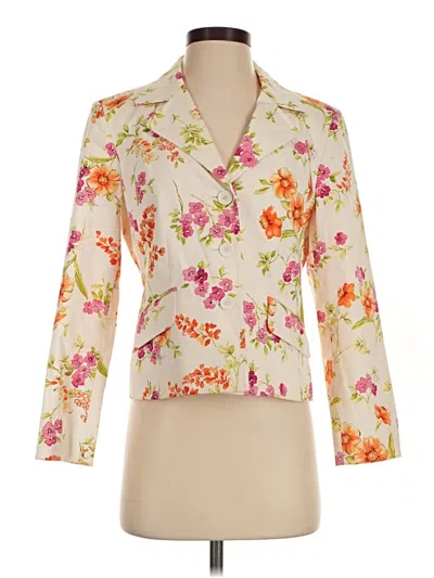 Pre-owned Talbots Blazer Jacket In Ivory