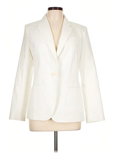 Pre-owned Talbots Blazer Jacket In Ivory