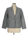Talbots Blazer Jacket In Gray