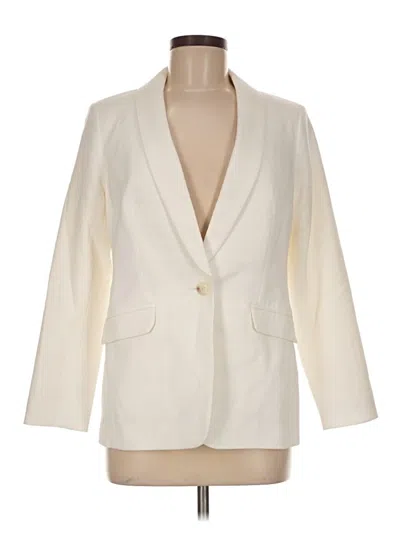 Pre-owned Talbots Blazer Jacket In Ivory