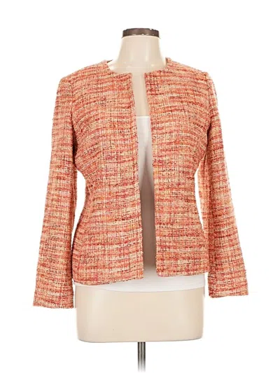 Pre-owned Talbots Blazer Jacket In Orange