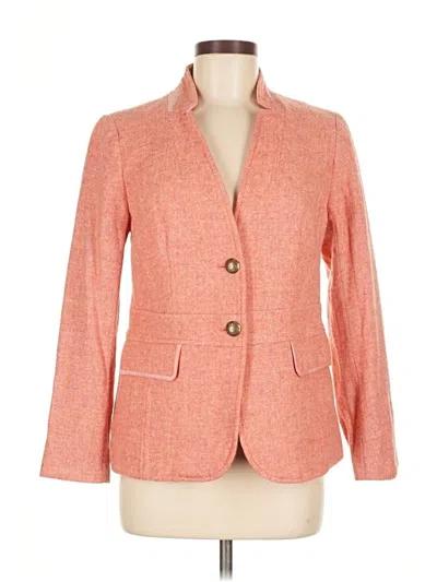 Pre-owned Talbots Blazer Jacket In Orange