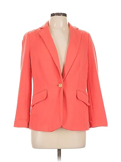 Pre-owned Talbots Blazer Jacket In Orange