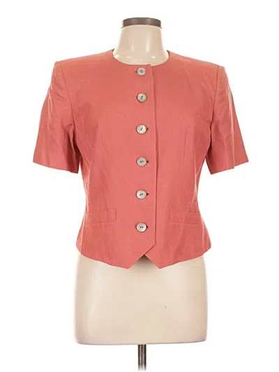 Pre-owned Talbots Blazer Jacket In Orange