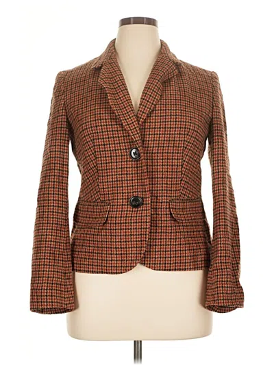 Pre-owned Talbots Blazer Jacket In Orange