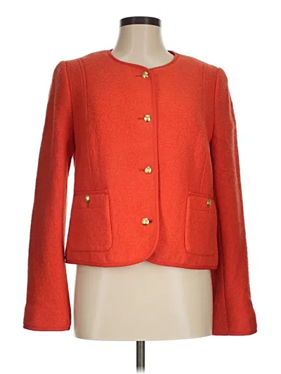 Pre-owned Talbots Blazer Jacket In Orange