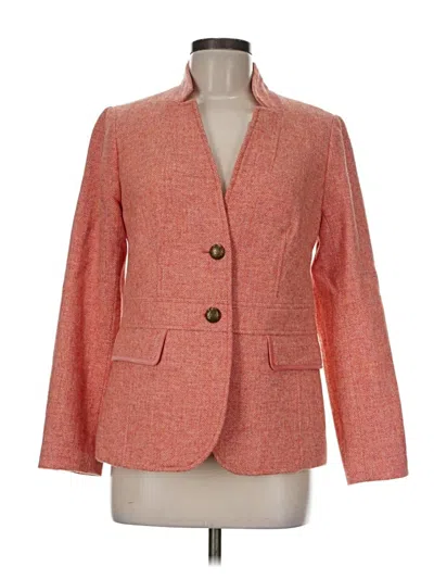 Pre-owned Talbots Blazer Jacket In Orange