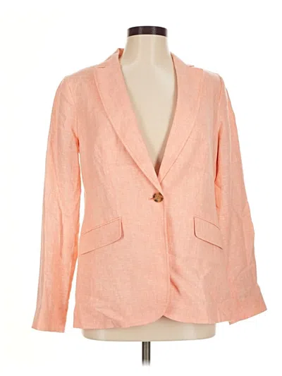 Pre-owned Talbots Blazer Jacket In Orange