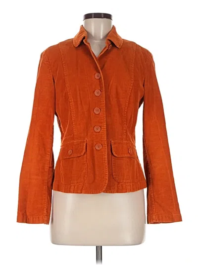 Pre-owned Talbots Blazer Jacket In Orange