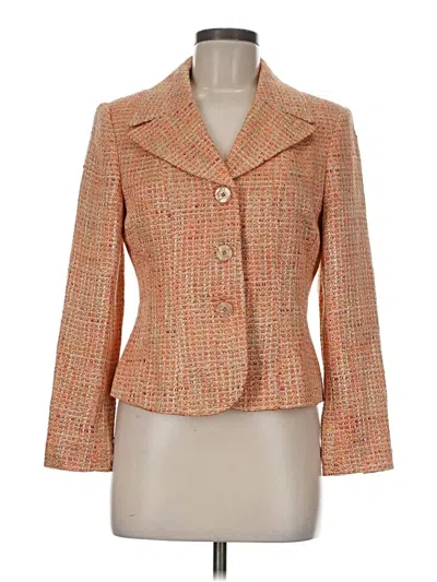 Pre-owned Talbots Blazer Jacket In Orange