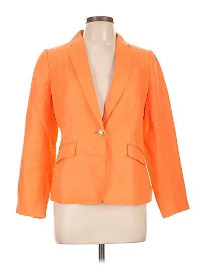 Pre-owned Talbots Blazer Jacket In Orange