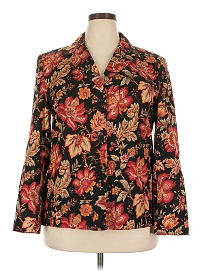 Pre-owned Talbots Blazer Jacket In Orange