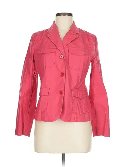 Pre-owned Talbots Blazer Jacket In Pink