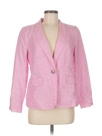 Pre-owned Talbots Blazer Jacket In Pink