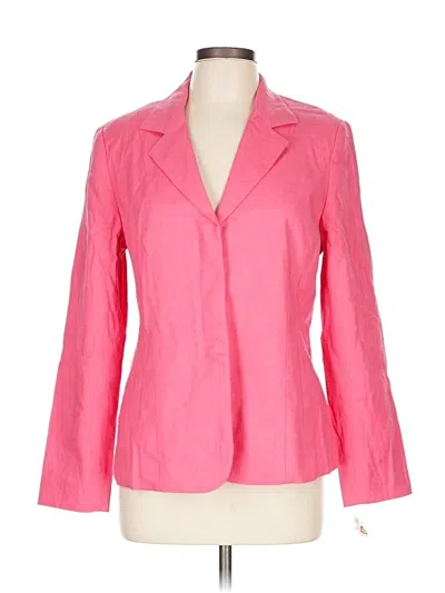 Pre-owned Talbots Blazer Jacket In Pink