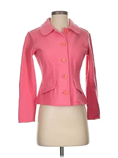 Pre-owned Talbots Blazer Jacket In Pink