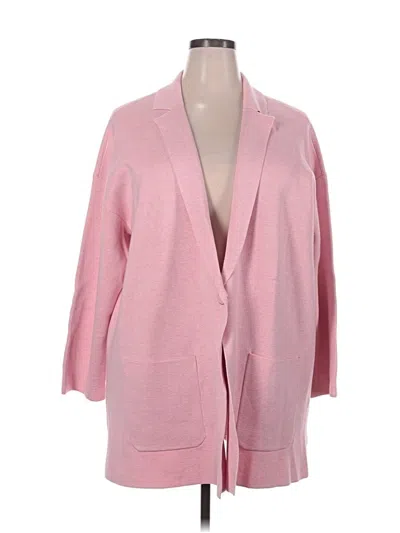 Pre-owned Talbots Blazer Jacket In Pink