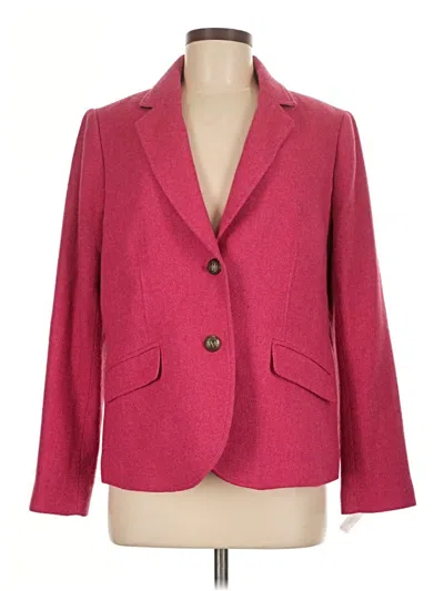 Pre-owned Talbots Blazer Jacket In Pink