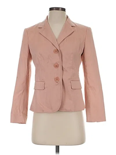 Pre-owned Talbots Blazer Jacket In Pink