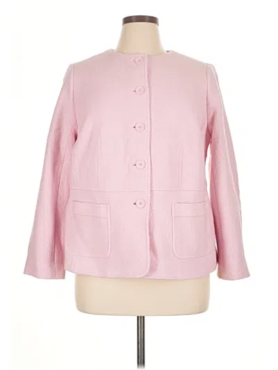 Talbots Blazer Jacket In Pink